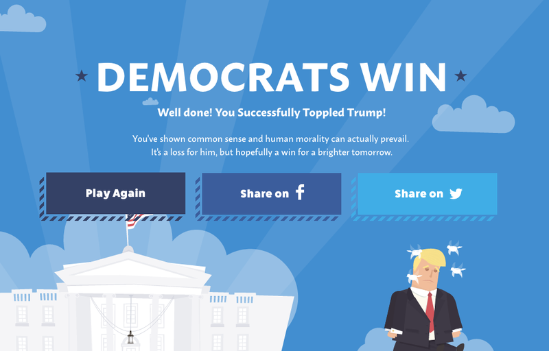 Illustration for article titled Now there’s even a game about Trump’s many deranged soundbites